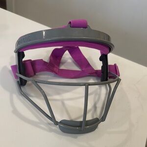 RIP-IT Softball Face Guard - Gray and Pink